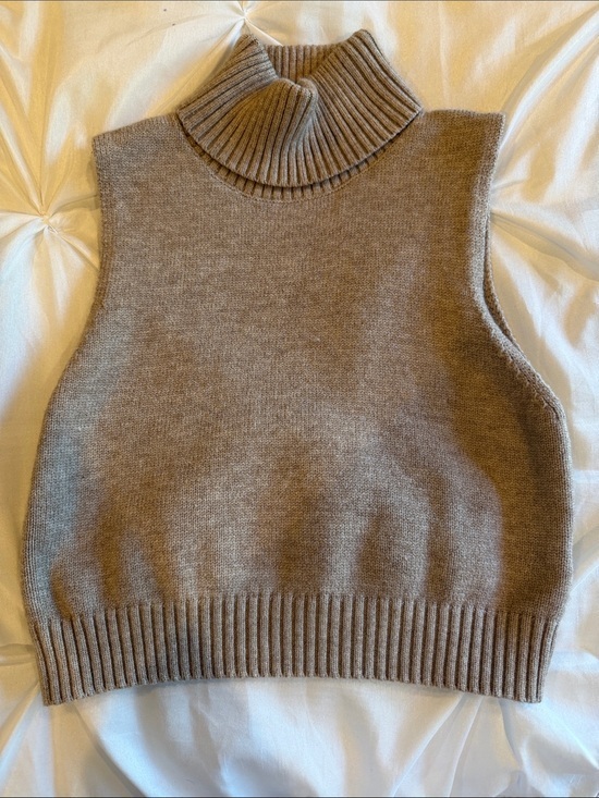Mimosa Sweaters - NWOT MIMOSA Sleeveless Turtleneck Sweater Top Size XS